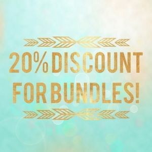 Add 2 or more items to a bundle and save 20%